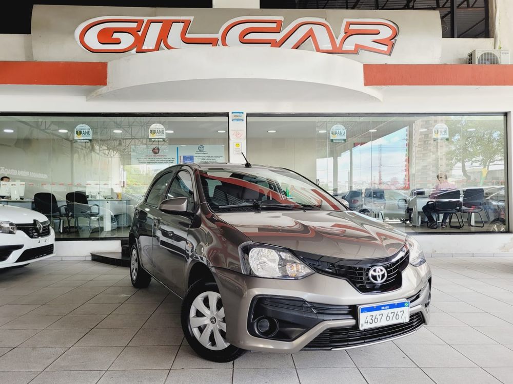 Toyota Etios X Flex V P Aut Flex Portas C Mbio Autom Tico Em