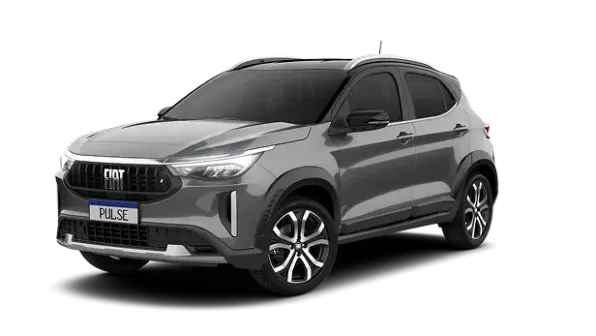 Cinza Silverstone com teto Preto Vulcano