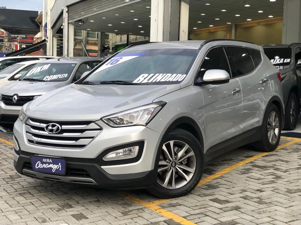 Hyundai Santa Fe Gls 3 3 V6 4x4 Tiptronic Gasolina 4 Portas Câmbio Automático Em São Paulo