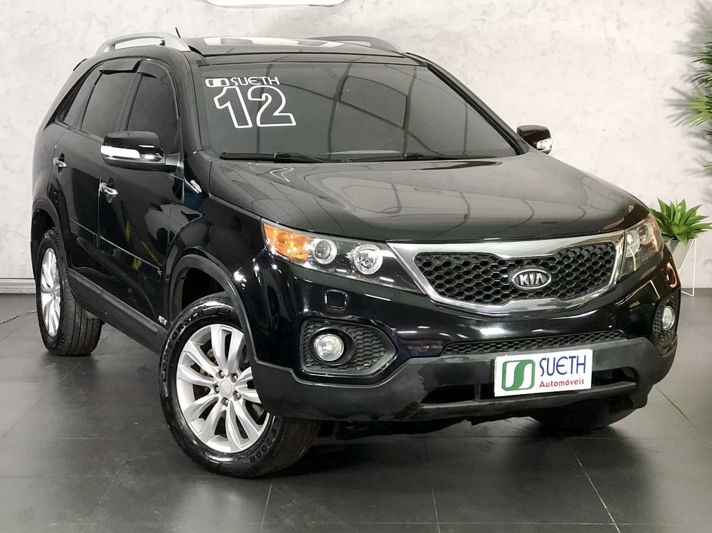 Kia Motors Sorento Kia Motors Sorento 3.5 V6 24V 4x4 Aut. - Preto - 2012