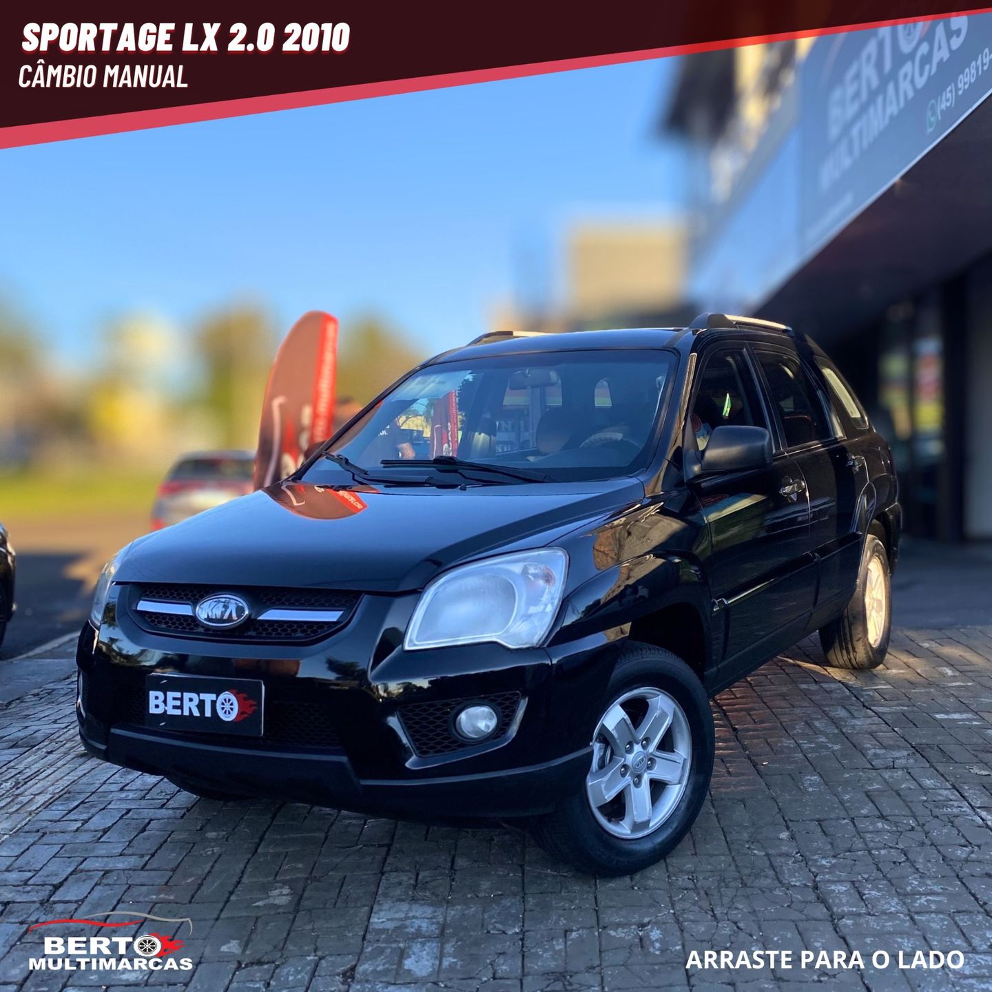 Kia Motors Sportage Lx 2.0 16V 142cv 5P Gasolina 4 Manual 1017205 Em Foz Do Iguaçu - foto 3