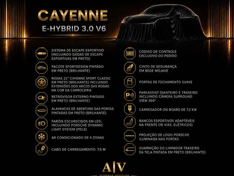 Porsche Cayenne Platinum Ed. 3.0 (Híbrido)