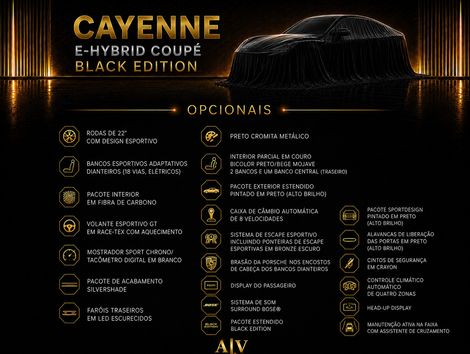 Porsche Cayenne Coupe Black Edition 3.0 V6 