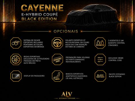 Porsche Cayenne S Coupe Black Edition 3.0 V6