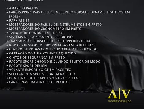 Porsche 718 Boxster GTS 4.0 400cv