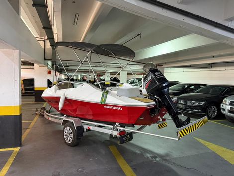 CRYSTAL F160 16PES 50HP MERCURY COM CARRETA RODOVIARIA