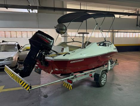 CRYSTAL F160 16PES 50HP MERCURY COM CARRETA RODOVIARIA