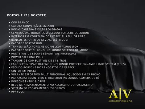 Porsche 718 Boxster 2.0 300cv