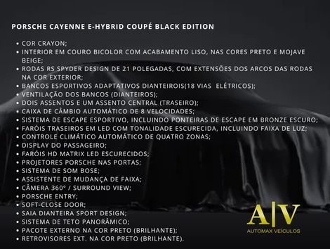 Porsche Cayenne Coupe 3.0 V6 (Híbrido)