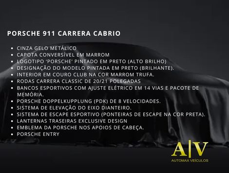 Porsche 911 Carrera Cabriolet 3.0 (991/992)