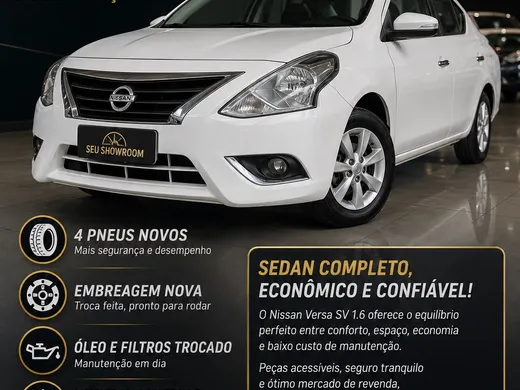 Nissan VERSA SV 1.6 16V Flex Fuel 4p Mec.