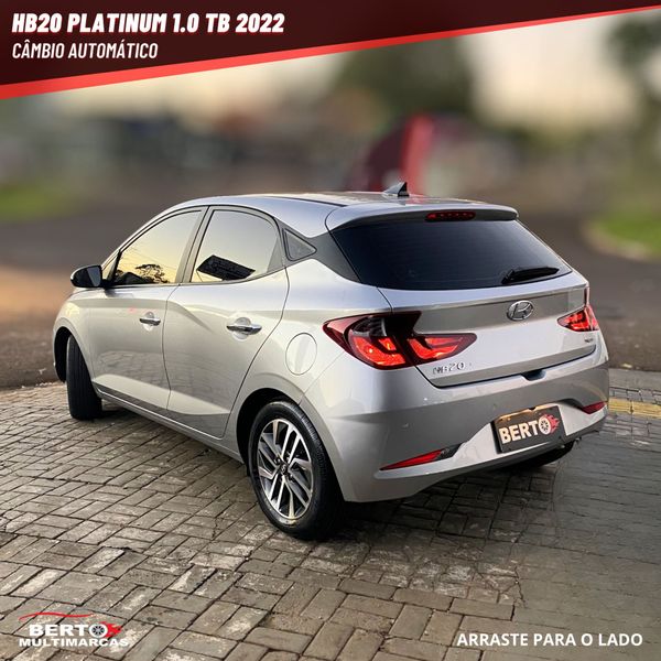 Hyundai HB20 Platinum 1.0 Tb Flex 12V Automático - foto 5