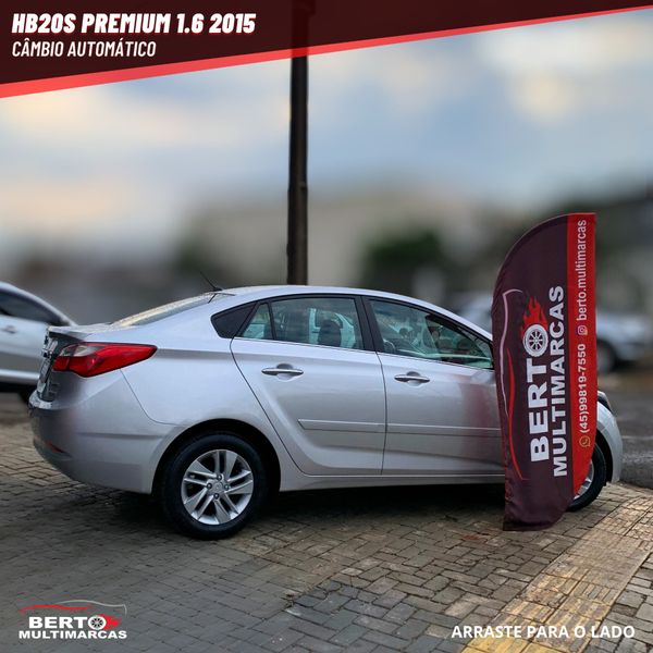 Hyundai HB20S Premium 1.6 Flex 16V Automático 4P - foto 7