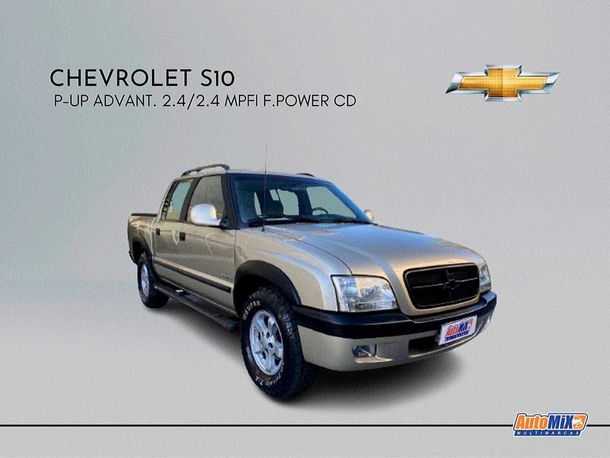 Chevrolet S10 P-Up Advant. 2.4/2.4 MPFI F.Power CD