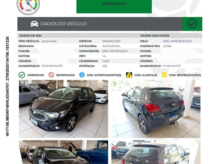 Chevrolet ONIX HATCH ADVANTAGE 1.4 8V Flex 5p Aut.
