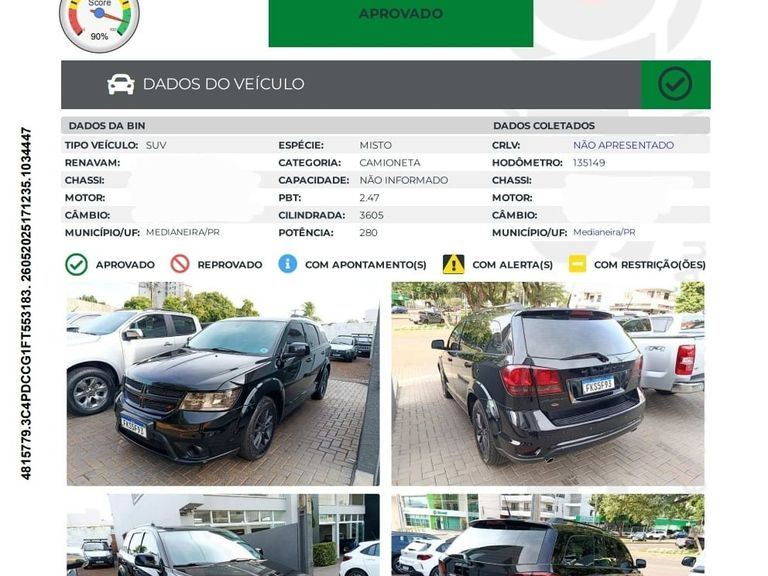 Dodge JOURNEY SXT 3.6 V6 Aut.