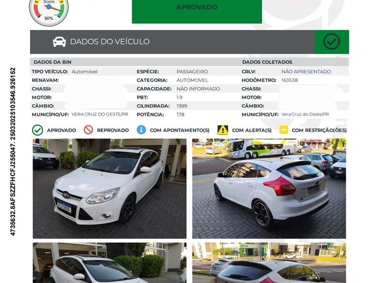 Ford Focus TITA/TITA Plus 2.0  Flex 5p Aut.