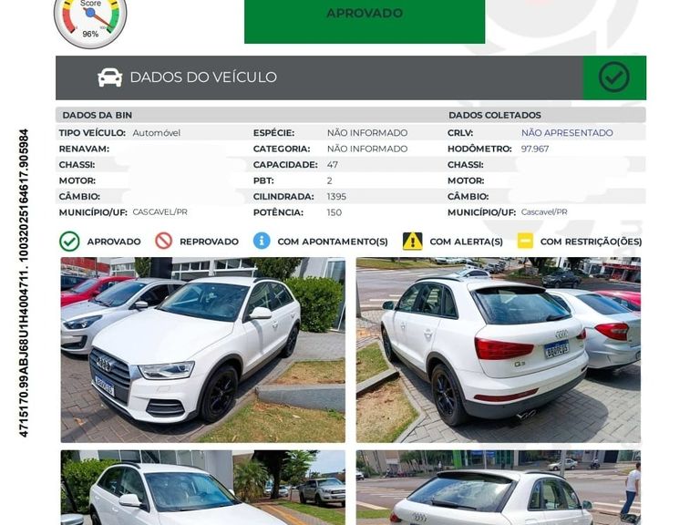 Audi Q3 1.4 TFSI/TFSI Flex S-tronic 5p