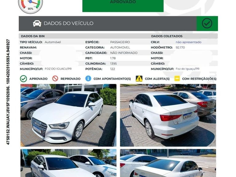 Audi A3 Sedan 1.4/ Attra. 16V TB FSI S-tronic
