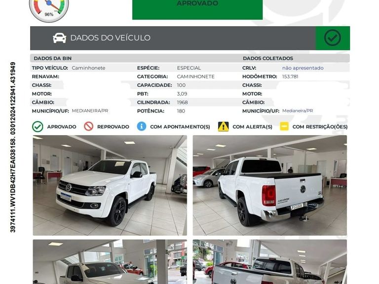 VolksWagen AMAROK High.CD 2.0 16V TDI 4x4 Dies. Aut
