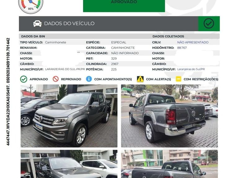 VolksWagen AMAROK Highline CD 3.0 4x4 TB Dies. Aut.