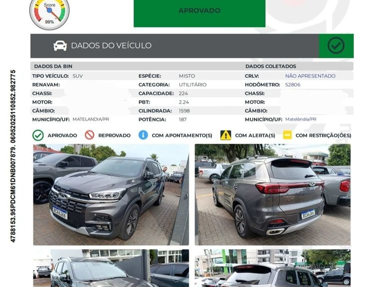 CHERY Tiggo 8 TXS 1.6 16V TGDi Aut.