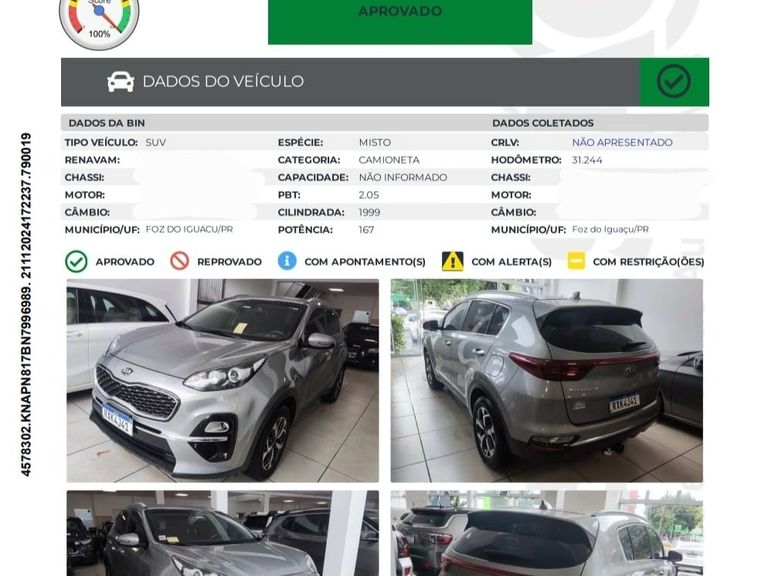 Kia Motors Sportage EX 2.0 16V/ 2.0 16V Flex Aut.