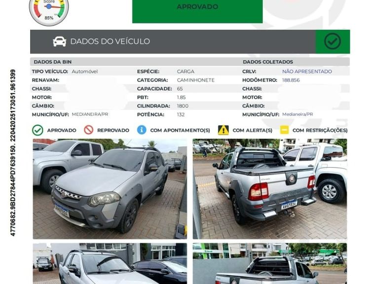 Fiat Strada Adventure1.8/ 1.8 LOCKER Flex CD