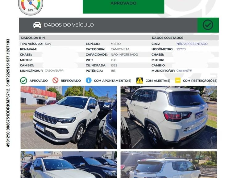 Jeep COMPASS LONG. T270 1.3 TB 4x2 Flex Aut.