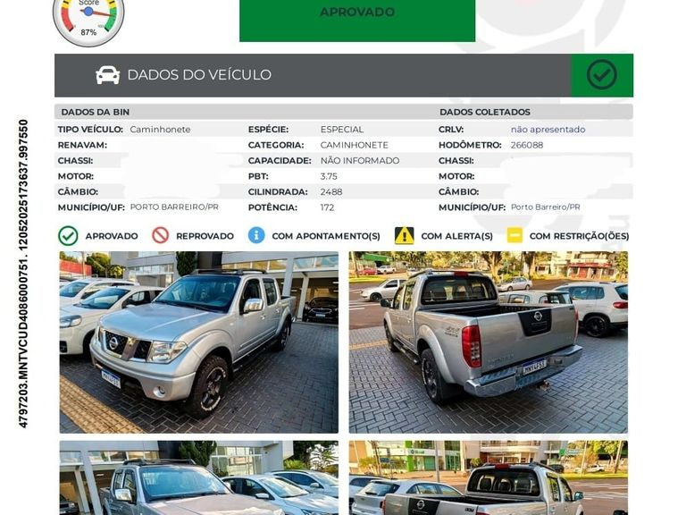 Nissan Frontier SEL CD 4x4 2.5 TB Diesel Aut.