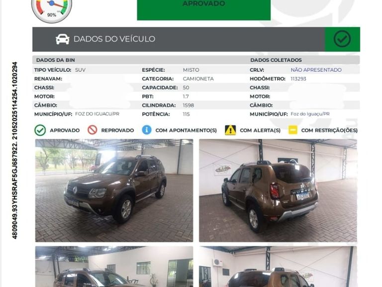 Renault DUSTER Dynamique 1.6 Flex 16V Mec.