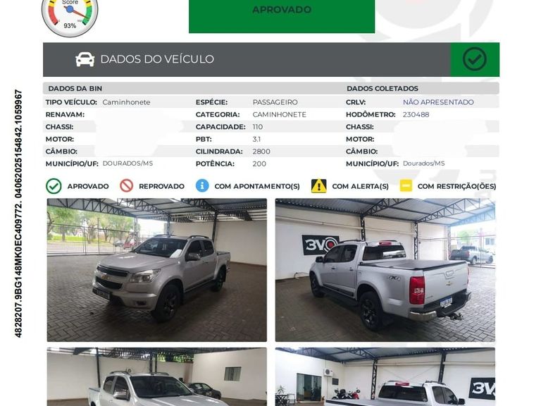 Chevrolet S10 Pick-Up LTZ 2.8 TDI 4x4 CD Dies.Aut