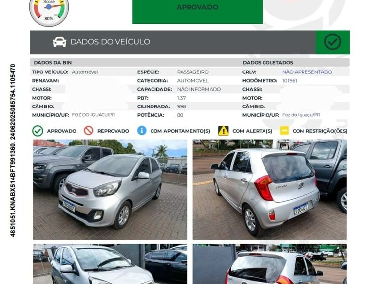 Kia Motors Picanto EX 1.1/1.0/ 1.0 Flex Aut.