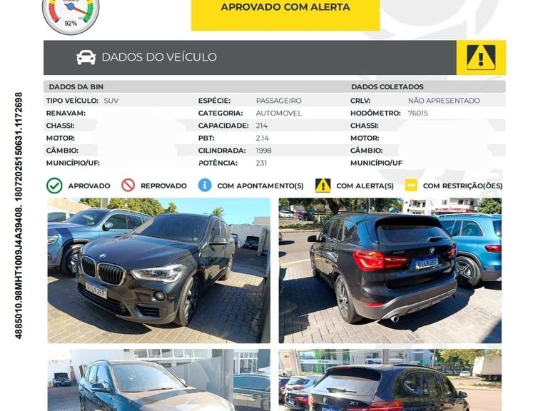 BMW X1 XDRIVE 25i Sport 2.0/2.0 Flex Aut.
