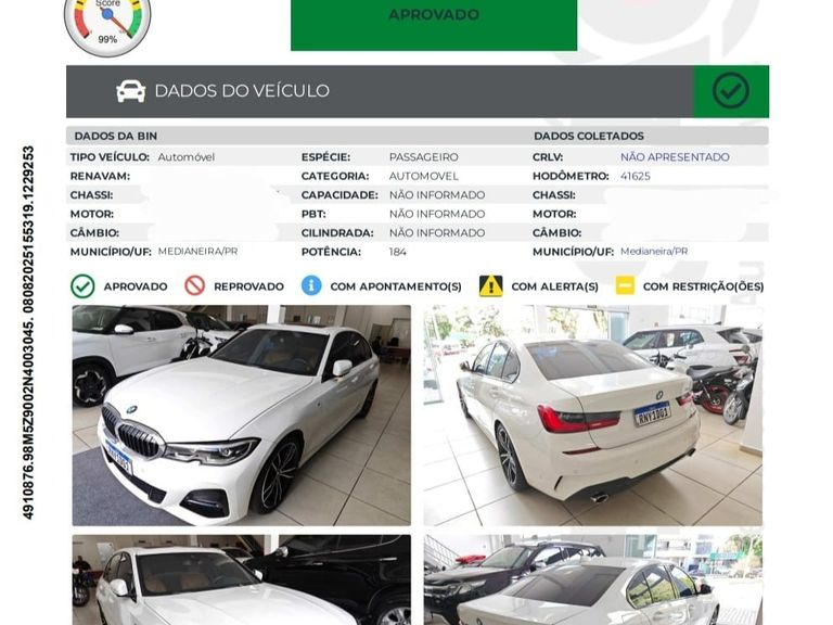 BMW 320iA 2.0 TB M Sport A.Flex/M.Sport 4p