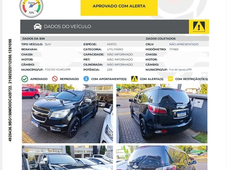 Chevrolet TRAILBLAZER LTZ 3.6 V6  Aut.
