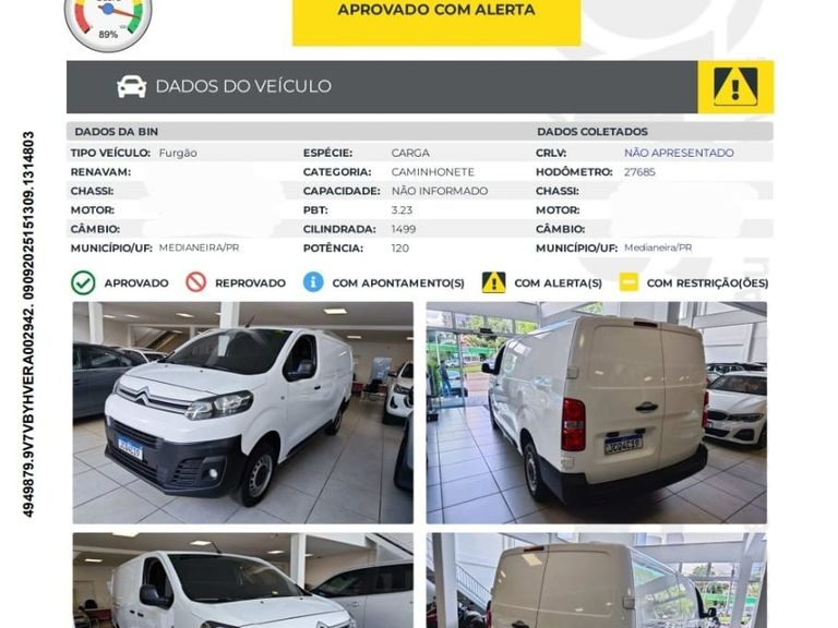 Citroën Jumpy Cargo 1.5 Turbo Diesel