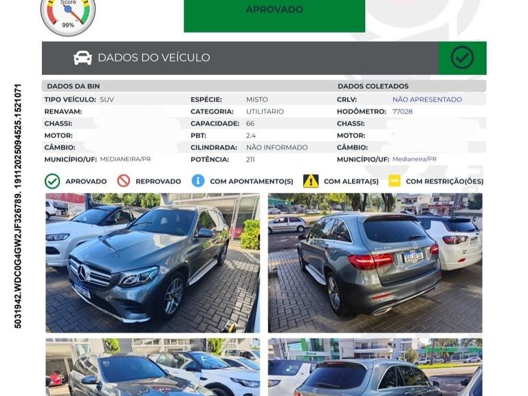 Mercedes GLC 250 Sport 4MATIC 2.0 TB 16V Aut.