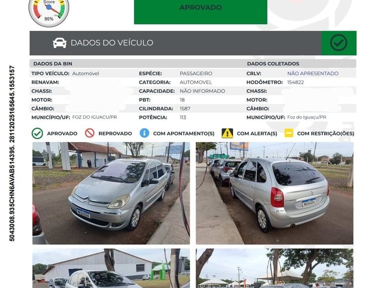 Citroën Xsara Picasso Exclus. 1.6/ 1.6 Flex 16V