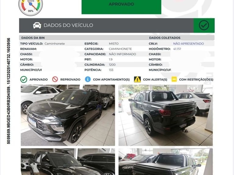 Chevrolet MONTANA RS 1.2 Turbo Flex 12V Aut.