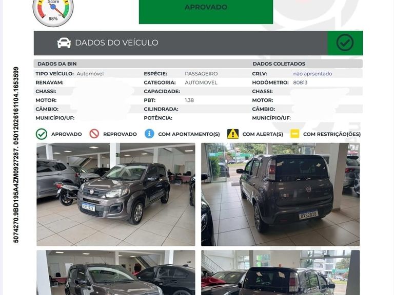 Fiat UNO CIAO 1.0 Fire Flex 8V 5p