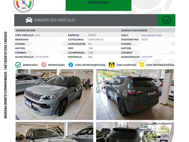 Jeep COMPASS S T270 1.3 TB 4x2 Flex Aut.