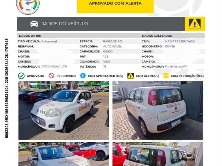 Fiat UNO VIVACE 1.0 EVO Fire Flex 8V 3p