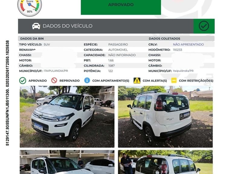 Citroën AIRCROSS Live 1.6 Flex 16V 5p Mec.