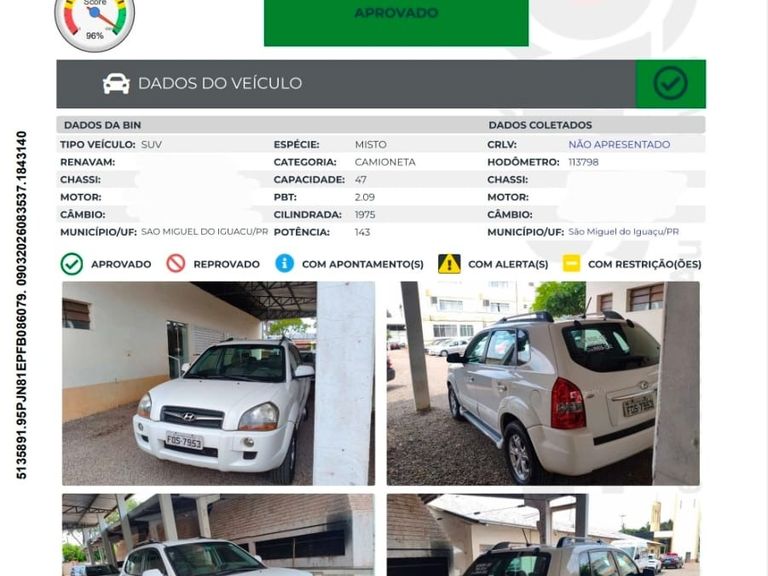 Hyundai Tucson 2.0 16V Flex Aut.