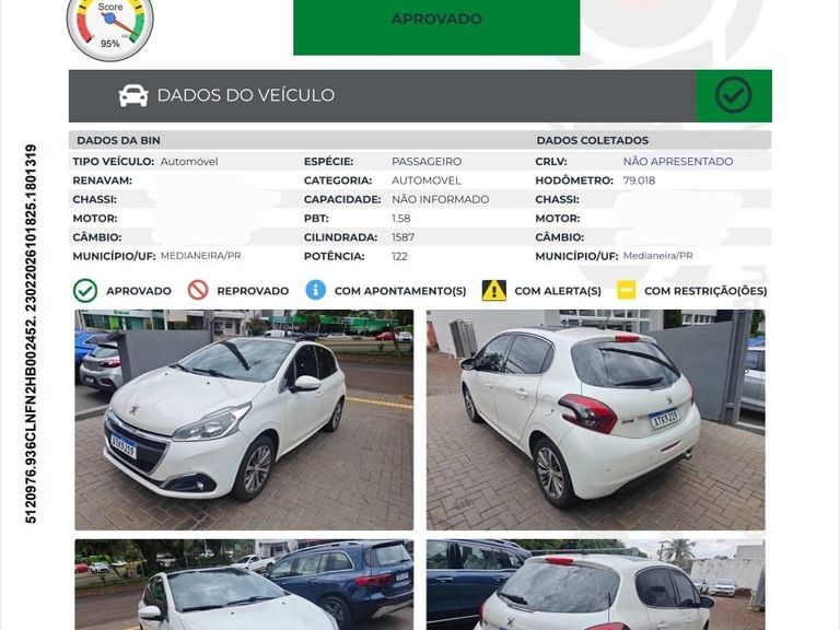 Peugeot 208 Griffe 1.6 Flex 16V 5p Aut.