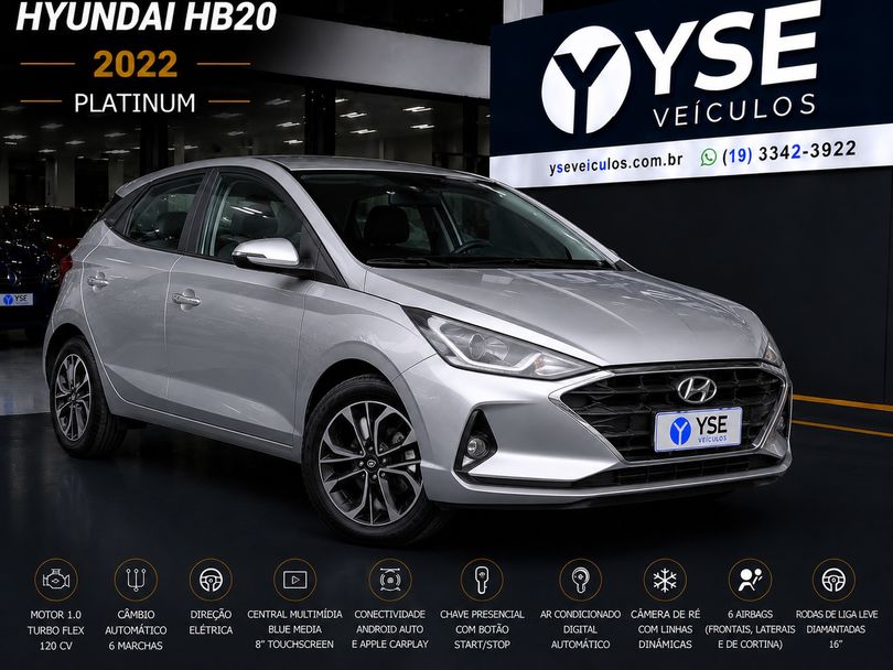 Hyundai HB20 Platinum 1.0 TB Flex 12V Aut.