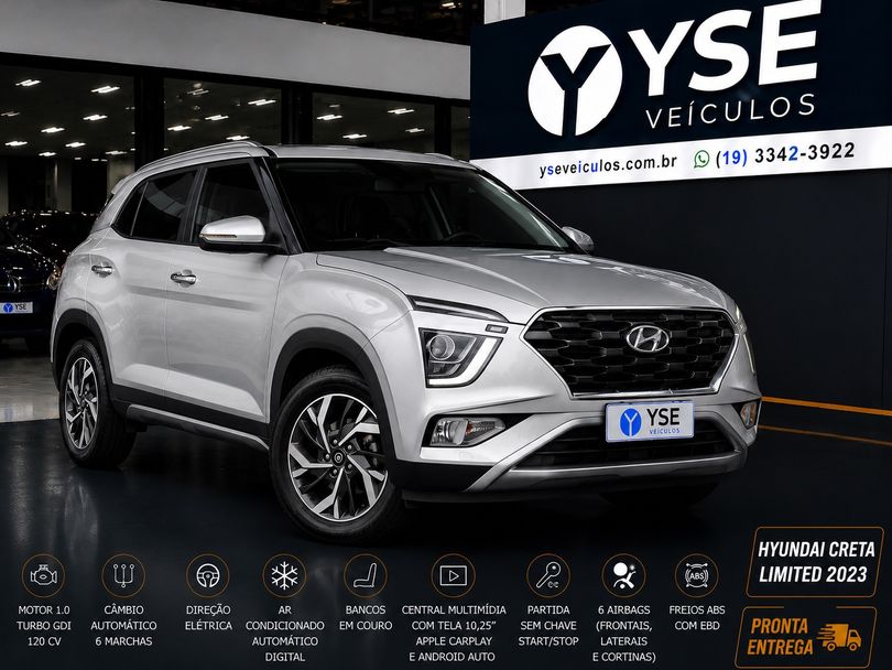 Hyundai Creta Limited 1.0 TB 12V Flex Aut.