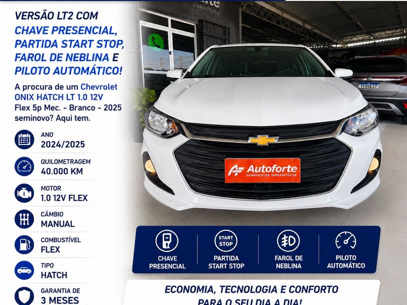 Chevrolet ONIX HATCH LT 1.0 12V Flex 5p Mec.