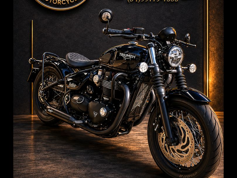 TRIUMPH BONNEVILLE BOBBER BLACK 1200cc